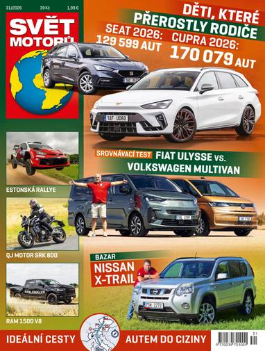 Časopis SVĚT MOTORŮ - 31/2026 - CZECH NEWS CENTER a. s.
