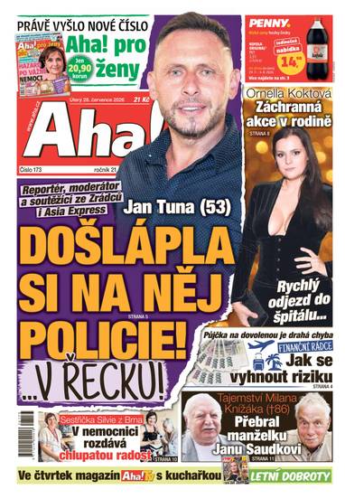 Aha! - 28.7.2026 - CZECH NEWS CENTER a. s.
