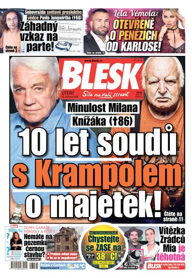 BLESK - 28.7.2026 - CZECH NEWS CENTER a. s.