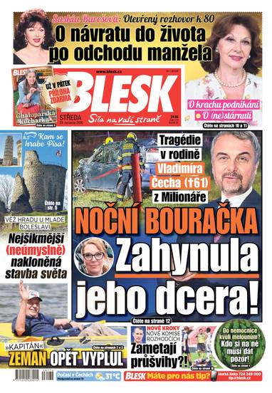 BLESK - 29.7.2026 - CZECH NEWS CENTER a. s.