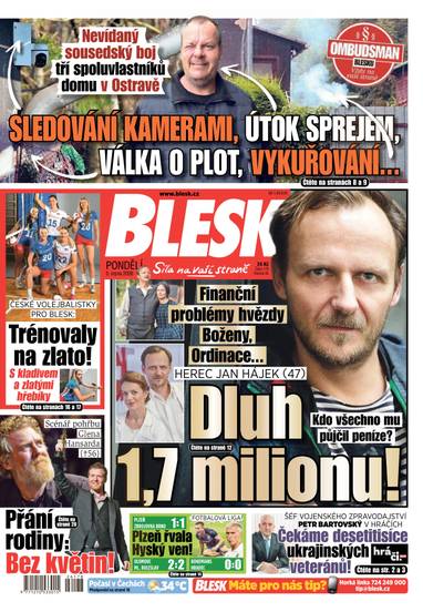 BLESK - 3.8.2026 - CZECH NEWS CENTER a. s.