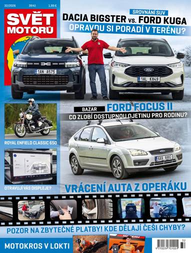 Časopis SVĚT MOTORŮ - 32/2026 - CZECH NEWS CENTER a. s.