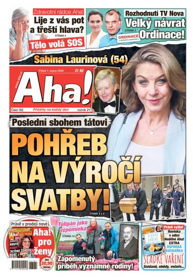Aha! - 7.8.2026 - CZECH NEWS CENTER a. s.