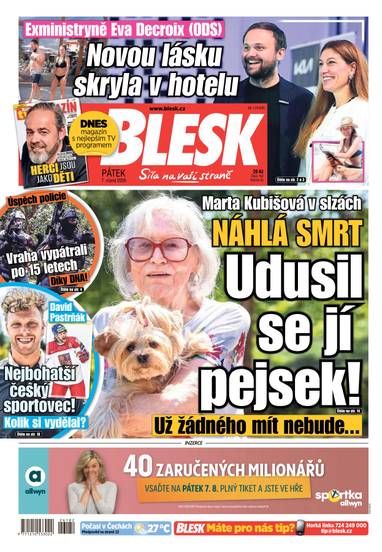 BLESK - 7.8.2026 - CZECH NEWS CENTER a. s.