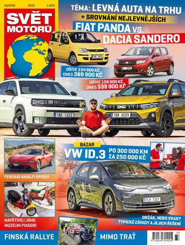 Časopis SVĚT MOTORŮ - 33/2026 - CZECH NEWS CENTER a. s.