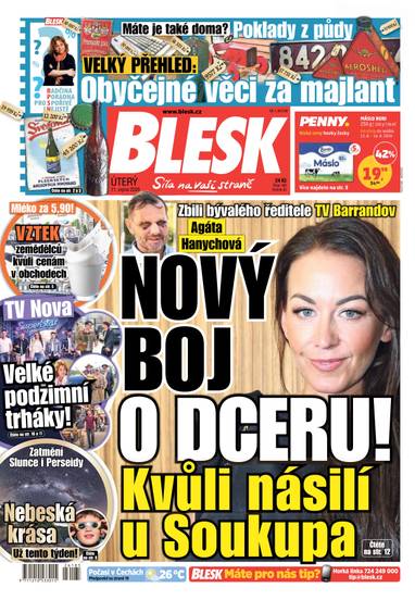 BLESK - 11.8.2026 - CZECH NEWS CENTER a. s.