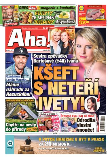 Aha! - 13.8.2026 - CZECH NEWS CENTER a. s.