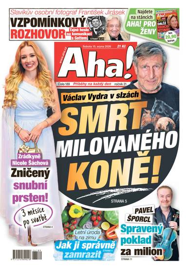 Aha! - 15.8.2026 - CZECH NEWS CENTER a. s.