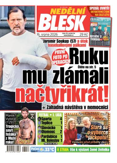 NEDĚLNÍ BLESK - 33/2026 - CZECH NEWS CENTER a. s.