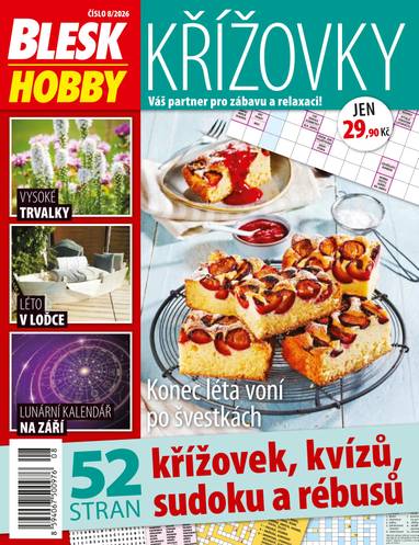 Časopis Blesk Hobby KŘÍŽOVKY - 8/2026 - CZECH NEWS CENTER a. s.