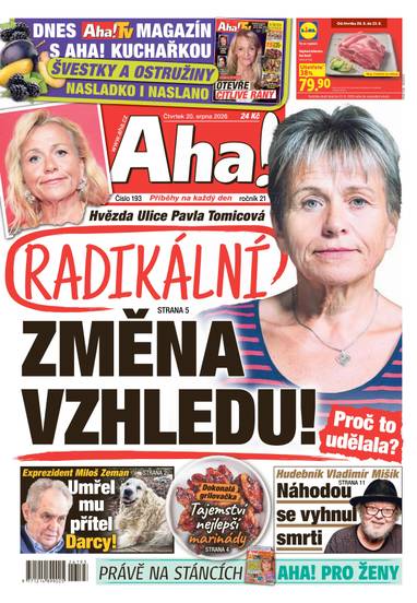 Aha! - 20.8.2026 - CZECH NEWS CENTER a. s.