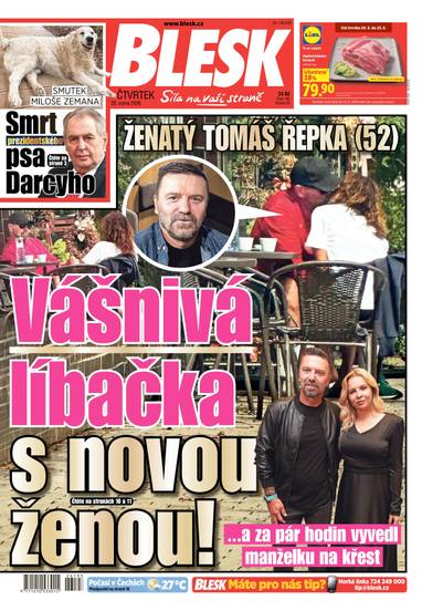 BLESK - 20.8.2026 - CZECH NEWS CENTER a. s.