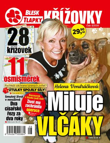Časopis BLESK TLAPKY KŘÍŽOVKY - 8/2026 - CZECH NEWS CENTER a. s.