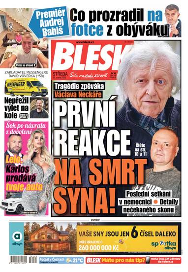 BLESK - 26.8.2026 - CZECH NEWS CENTER a. s.