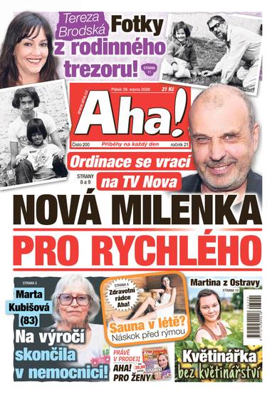 Aha! - 28.8.2026 - CZECH NEWS CENTER a. s.