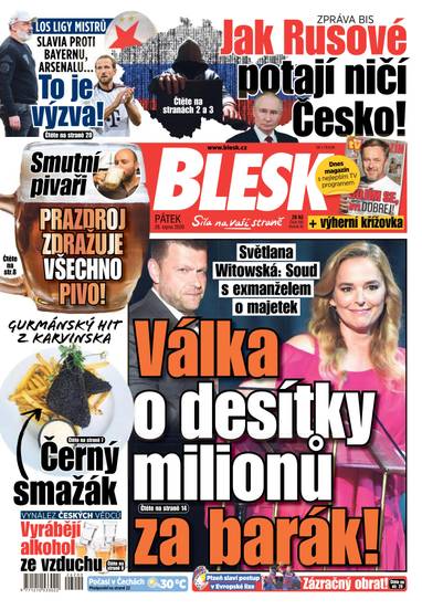 BLESK - 28.8.2026 - CZECH NEWS CENTER a. s.