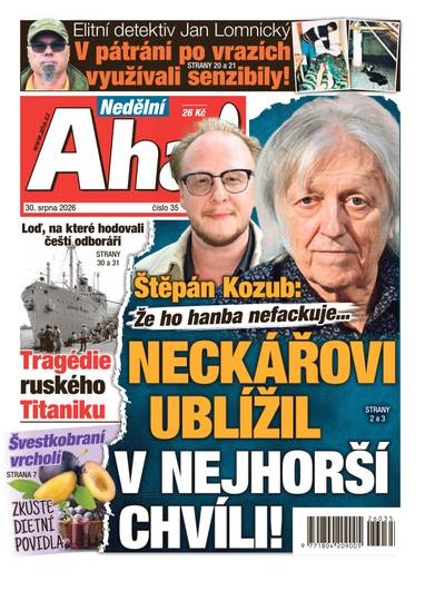 Nedělní Aha! - 35/2026 - CZECH NEWS CENTER a. s.