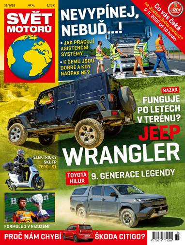 Časopis SVĚT MOTORŮ - 36/2026 - CZECH NEWS CENTER a. s.