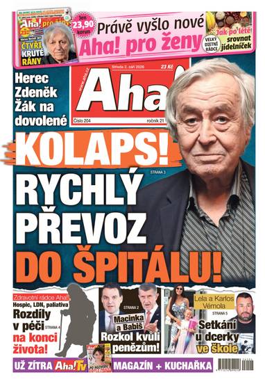 Aha! - 2.9.2026 - CZECH NEWS CENTER a. s.
