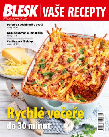 Časopis BLESK VAŠE RECEPTY - 9/2026 - CZECH NEWS CENTER a. s.