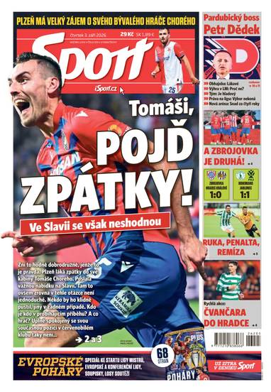 Sport - 3.9.2026 - CZECH NEWS CENTER a. s.