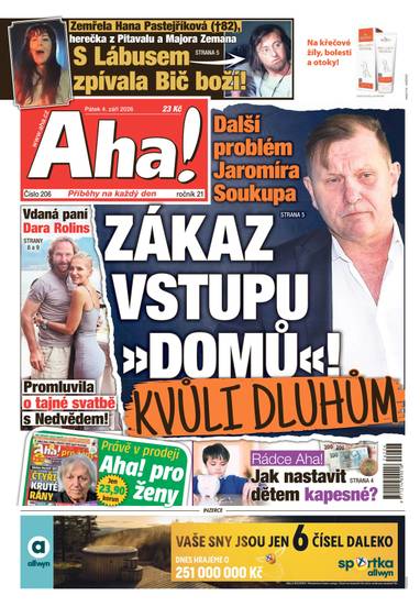 Aha! - 4.9.2026 - CZECH NEWS CENTER a. s.