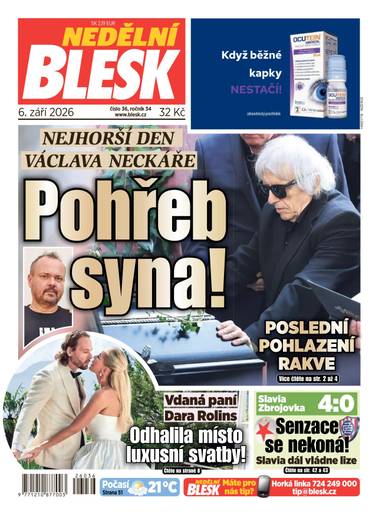 NEDĚLNÍ BLESK - 36/2026 - CZECH NEWS CENTER a. s.