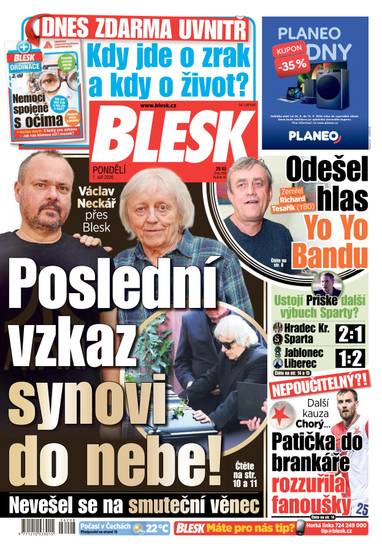 BLESK - 7.9.2026 - CZECH NEWS CENTER a. s.