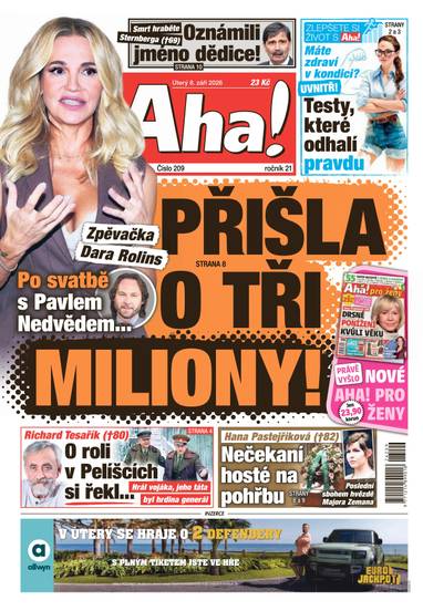 Aha! - 8.9.2026 - CZECH NEWS CENTER a. s.