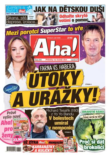 Aha! - 9.9.2026 - CZECH NEWS CENTER a. s.