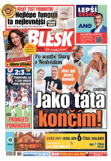 BLESK - 11.9.2026 - CZECH NEWS CENTER a. s.