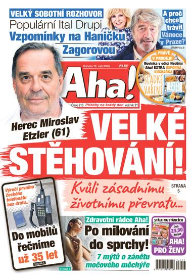 Aha! - 12.9.2026 - CZECH NEWS CENTER a. s.