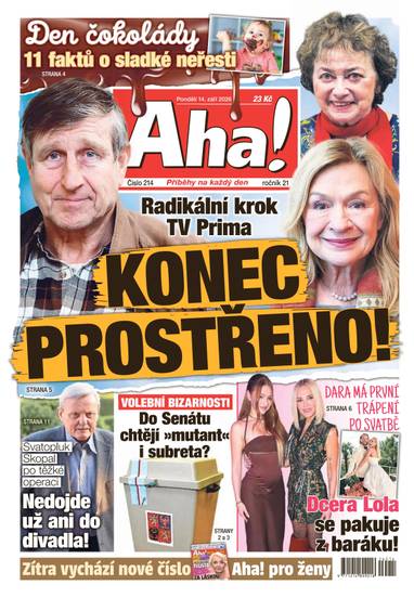 Aha! - 14.9.2026 - CZECH NEWS CENTER a. s.