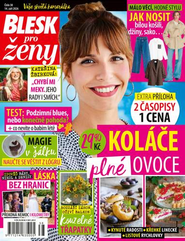 Časopis BLESK pro ženy - 38/2026 - CZECH NEWS CENTER a. s.