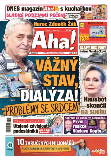 Aha! - 17.9.2026 - CZECH NEWS CENTER a. s.