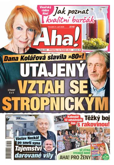Aha! - 21.9.2026 - CZECH NEWS CENTER a. s.