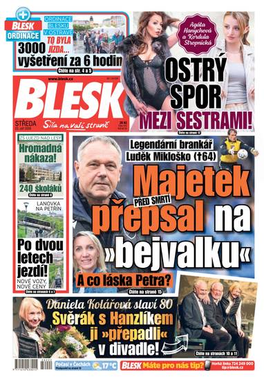 BLESK - 23.9.2026 - CZECH NEWS CENTER a. s.