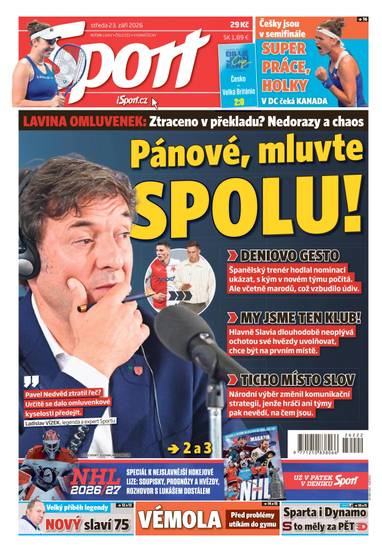 Sport - 23.9.2026 - CZECH NEWS CENTER a. s.