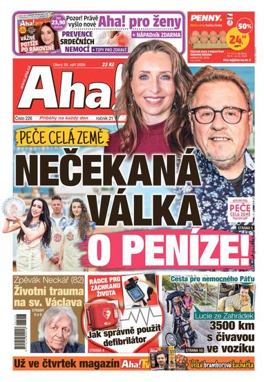 Aha! - 29.9.2026 - CZECH NEWS CENTER a. s.