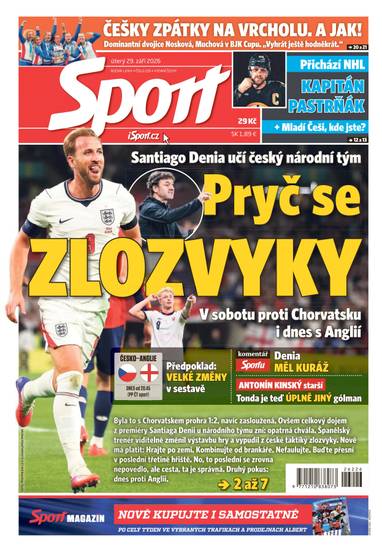 Sport - 29.9.2026 - CZECH NEWS CENTER a. s.