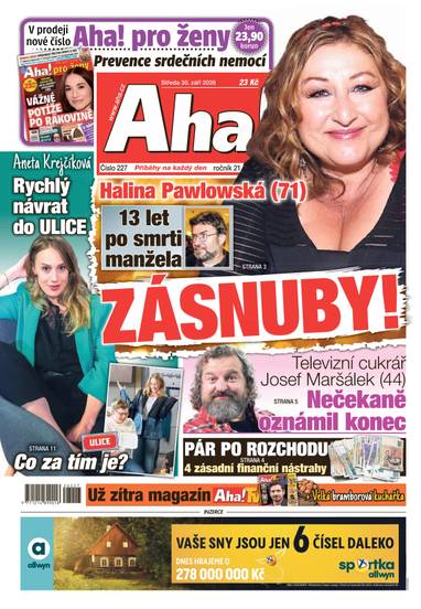 Aha! - 30.9.2026 - CZECH NEWS CENTER a. s.