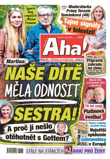Aha! - 3.10.2026 - CZECH NEWS CENTER a. s.