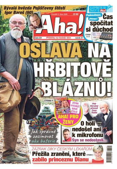 Aha! - 5.10.2026 - CZECH NEWS CENTER a. s.