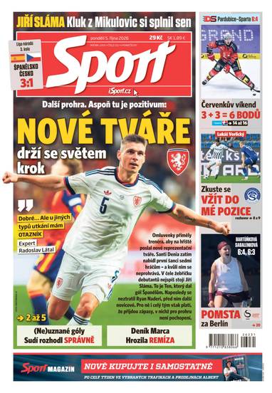 Sport - 5.10.2026 - CZECH NEWS CENTER a. s.