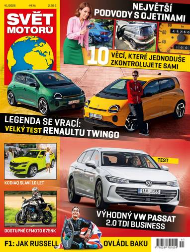 Časopis SVĚT MOTORŮ - 41/2026 - CZECH NEWS CENTER a. s.