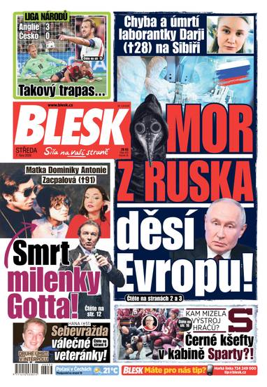 BLESK - 7.10.2026 - CZECH NEWS CENTER a. s.