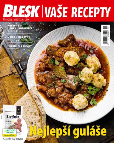 Časopis BLESK VAŠE RECEPTY - 10/2026 - CZECH NEWS CENTER a. s.