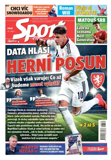 Sport - 8.10.2026 - CZECH NEWS CENTER a. s.