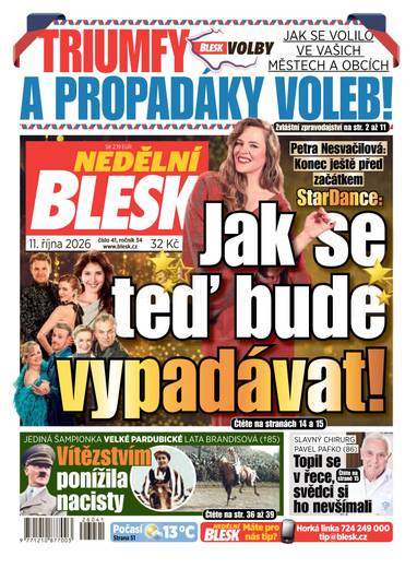 NEDĚLNÍ BLESK - 41/2026 - CZECH NEWS CENTER a. s.