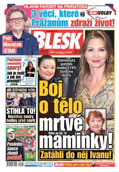BLESK - 13.10.2026 - CZECH NEWS CENTER a. s.